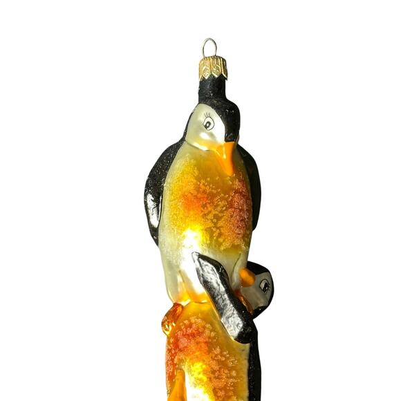 Christopher Radko Arctic Antics Penguin Christmas Ornament 9.5"-A Showstopper! - Picture 4 of 9